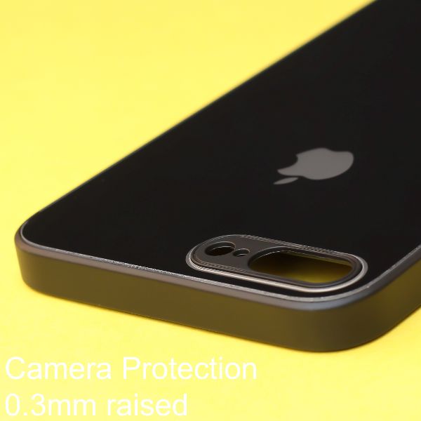 Black camera Safe mirror case for Apple Iphone 7 Plus