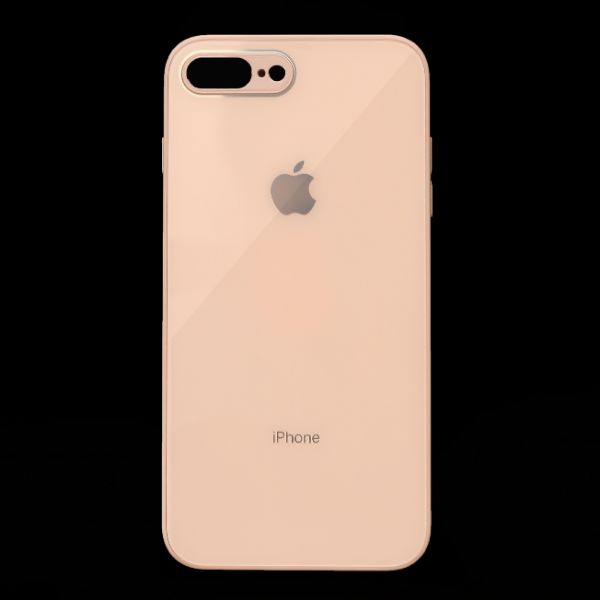 Peach camera Safe mirror case for Apple Iphone 8 Plus
