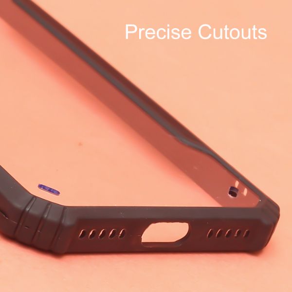 Hybrid Shockproof silicone safe transparent Case for Redmi note 7