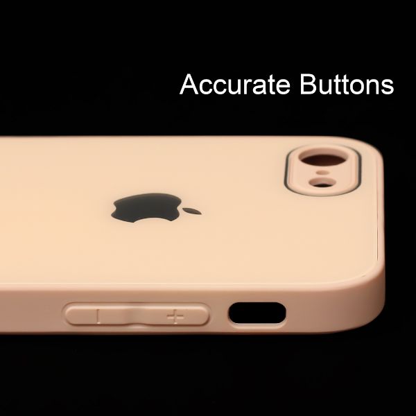 Peach camera Safe mirror case for Apple Iphone 7
