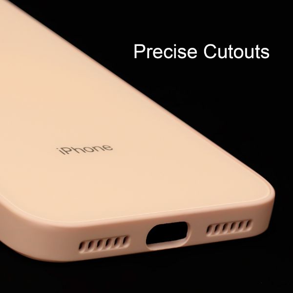 Peach camera Safe mirror case for Apple Iphone 7