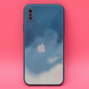 Thunder oil paint mirror case for Apple iphone X/Xs