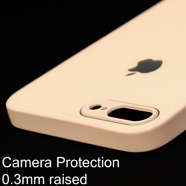 Peach camera Safe mirror case for Apple Iphone 7 Plus