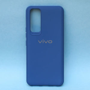 Dark Blue Silicone Case for Vivo V20 SE