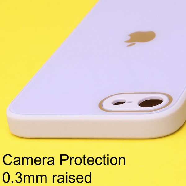 Purple camera Safe mirror case for Apple Iphone 7