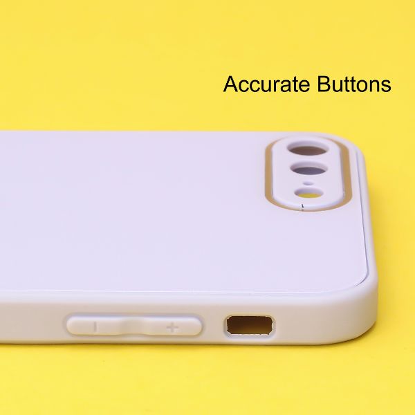 Purple camera Safe mirror case for Apple Iphone 8 Plus