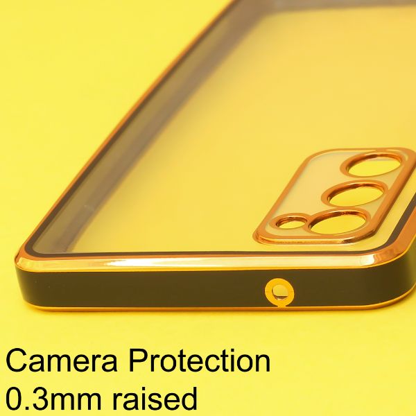 Black Electroplated Transparent Case for Samsung S20 FE