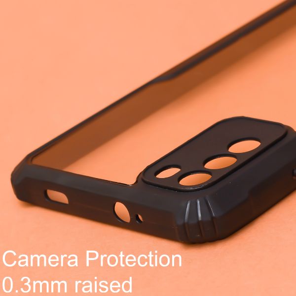 Hybrid Shockproof silicone Safe transparent Case for Poco M3