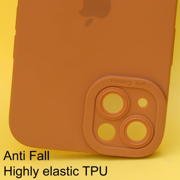 Brown Spazy Silicone Case for Apple Iphone 13