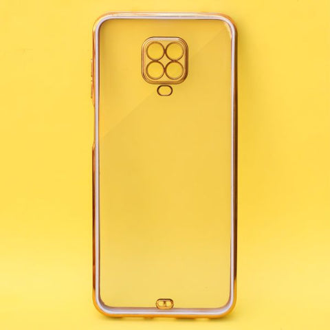 Purple Electroplated Transparent Case for Redmi Note 9 pro Max