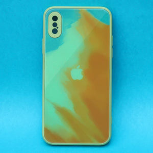Ocean oil paint mirror case for Apple iphone X/Xs
