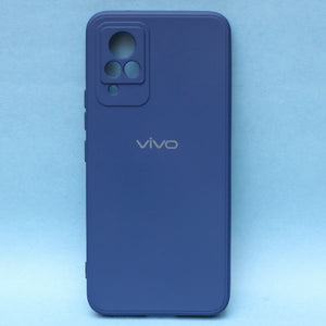 Dark Blue Candy Silicone Case for Vivo V21