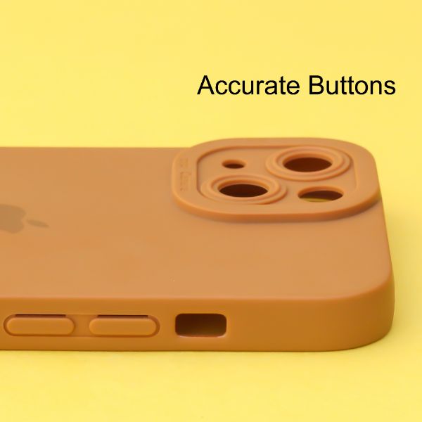 Brown Spazy Silicone Case for Apple Iphone 13