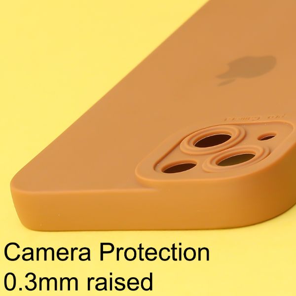 Brown Spazy Silicone Case for Apple Iphone 13