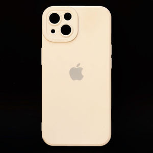 Cream Spazy Silicone Case for Apple Iphone 13