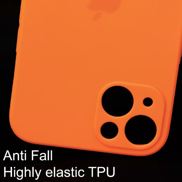 Orange Candy Silicone Case for Apple Iphone 13