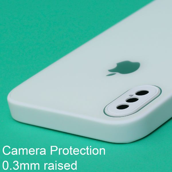 White camera Safe mirror case for Apple Iphone Xs Max