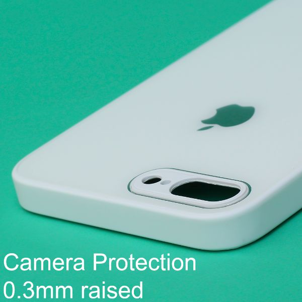 White camera Safe mirror case for Apple Iphone 7 Plus