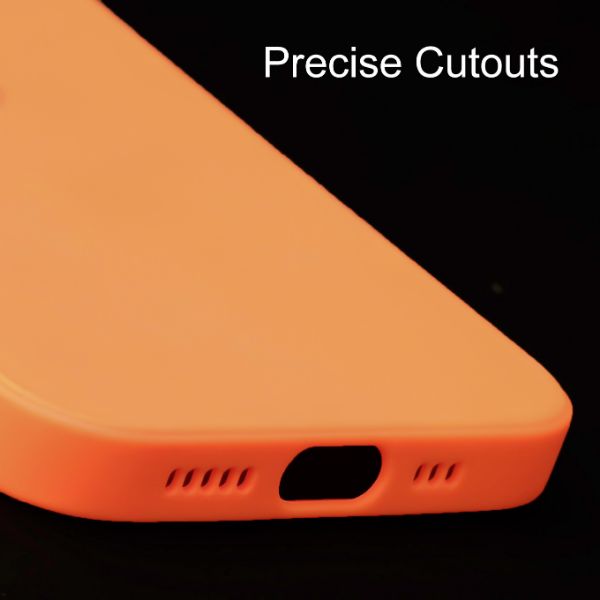 Orange Candy Silicone Case for Apple Iphone 13