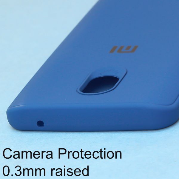 Dark Blue Silicone Case for Mi 8A