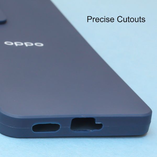 Dark Blue Spazy Silicone Case for Oppo Reno 7 5g