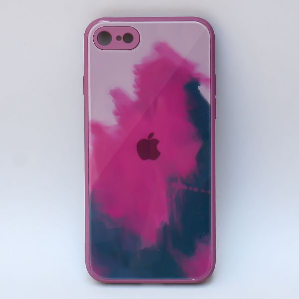 Roseate oil paint mirror case for Apple iphone SE 2
