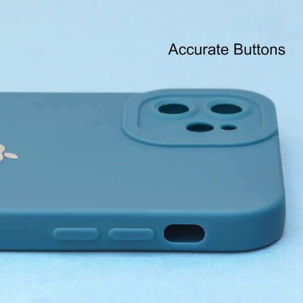 Cosmic Blue Spazy Silicone Case for Apple Iphone 12