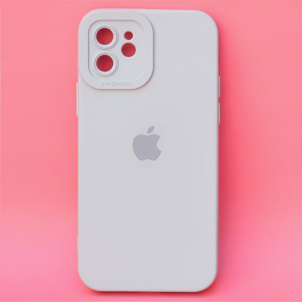 Lavender Grey Spazy Silicone Case for Apple Iphone 12