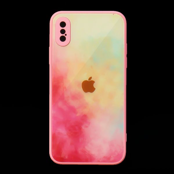Magma oil paint mirror case for Apple iphone X/Xs