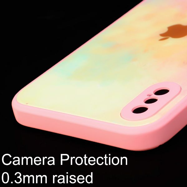 Magma oil paint mirror case for Apple iphone X/Xs