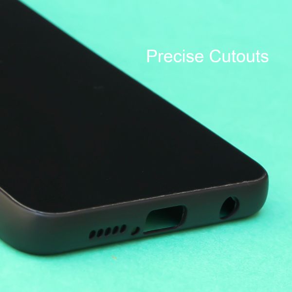Black mirror Silicone Case for Poco X3 Pro