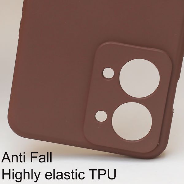 Dark Brown Candy Silicone Case for Oneplus Nord 2T