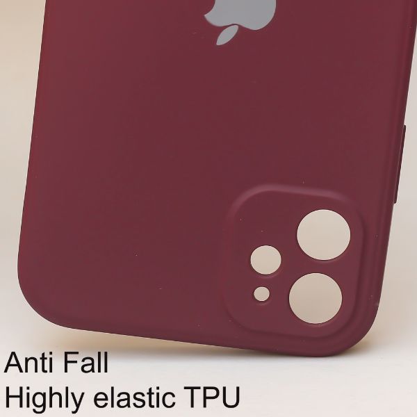 Dark Purple Candy Silicone Case for Apple Iphone 12 Mini