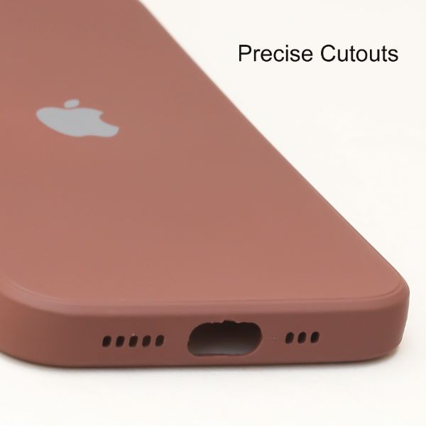 Dark Brown Candy Silicone Case for Apple Iphone 14
