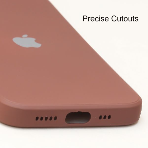 Dark Brown Candy Silicone Case for Apple Iphone 14 Plus