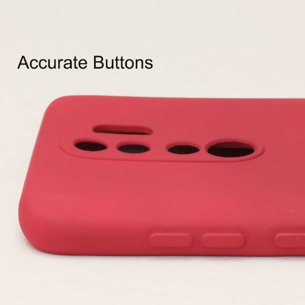 Dark Pink Candy Silicone Case for Redmi Note 8 Pro