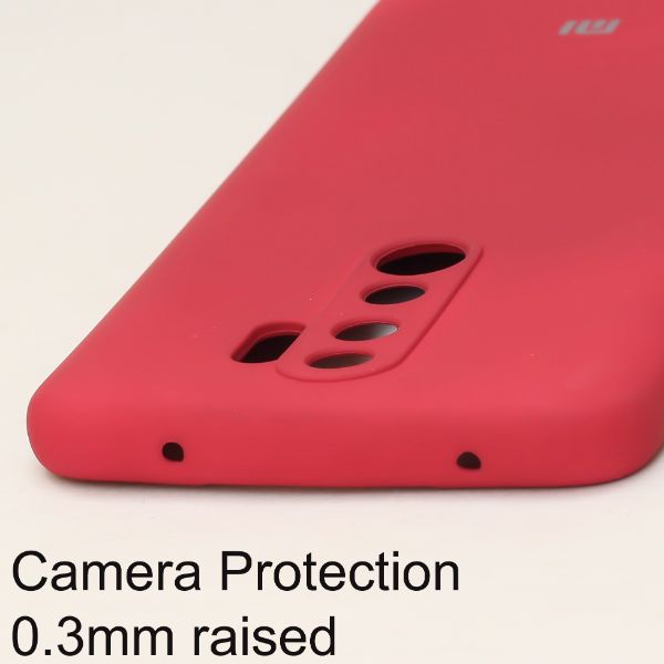 Dark Pink Candy Silicone Case for Redmi Note 8 Pro