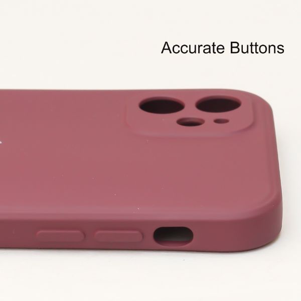 Dark Purple Candy Silicone Case for Apple Iphone 12 Mini