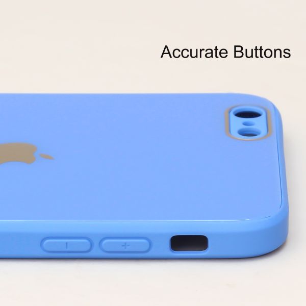 Sky Blue camera Safe mirror case for Apple Iphone 6 plus/6s plus