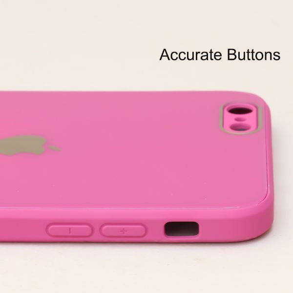 Dark Pink camera Safe mirror case for Apple iphone 6 plus/6s plus