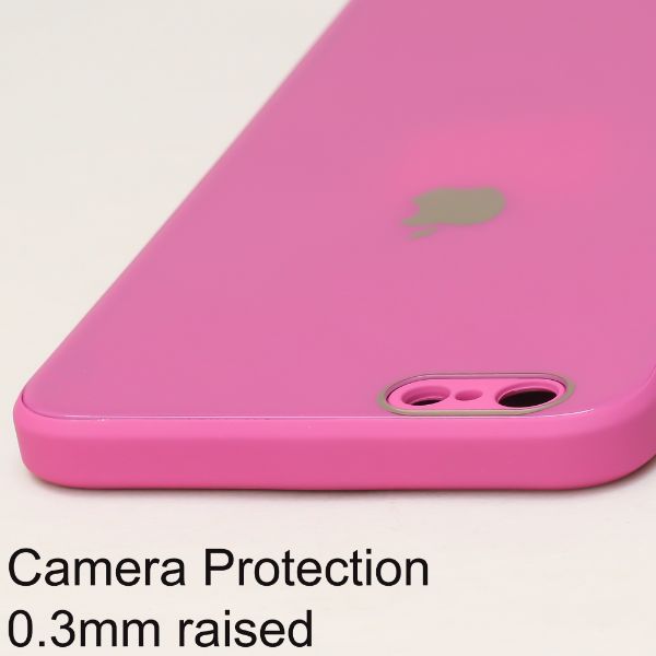 Dark Pink camera Safe mirror case for Apple iphone 6 plus/6s plus