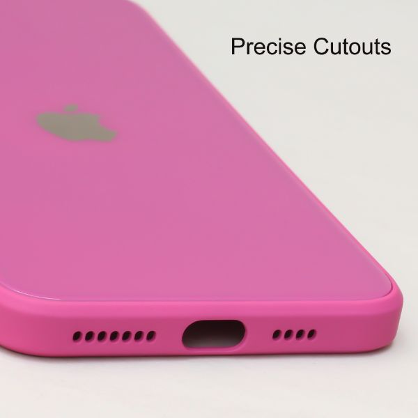 Dark Pink camera Safe mirror case for Apple iphone 12 Pro Max