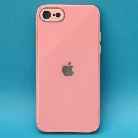 Pink camera Safe mirror case for Apple Iphone SE 2