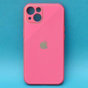 Dark Pink camera Safe mirror case for Apple Iphone 13
