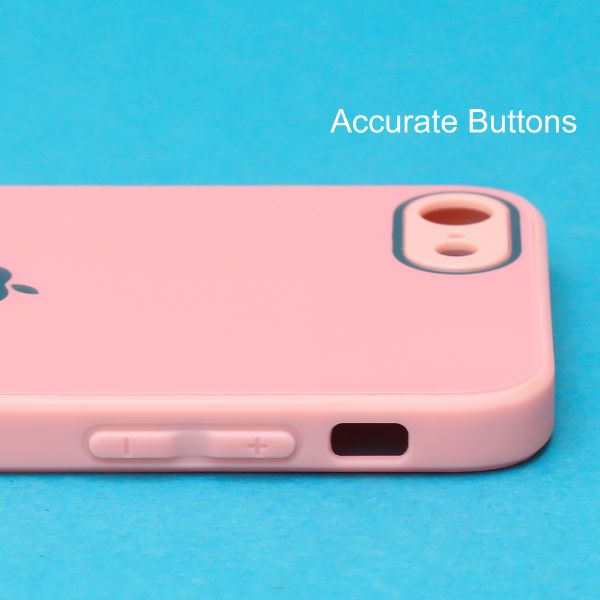 Pink camera Safe mirror case for Apple Iphone 7