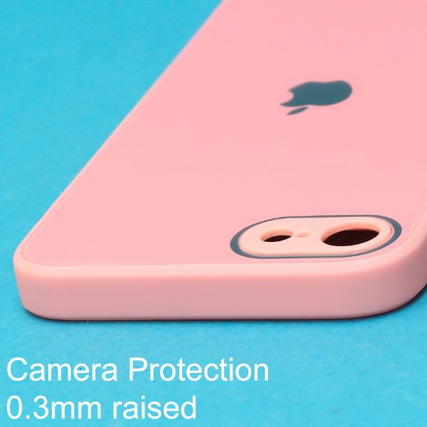 Pink camera Safe mirror case for Apple Iphone 7