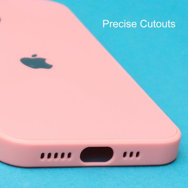 Pink camera Safe mirror case for Apple Iphone 13