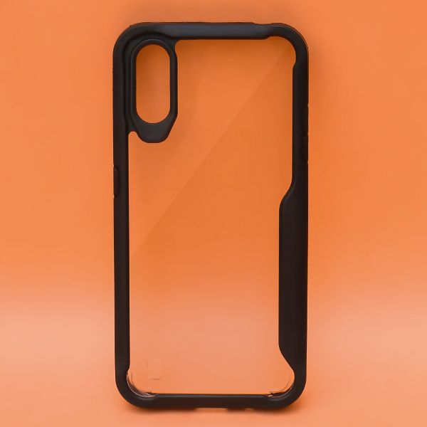 Shockproof transparent Safe Silicone case for Samsung A01