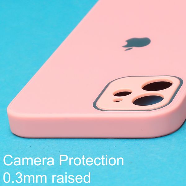 Pink camera Safe mirror case for Apple Iphone 11