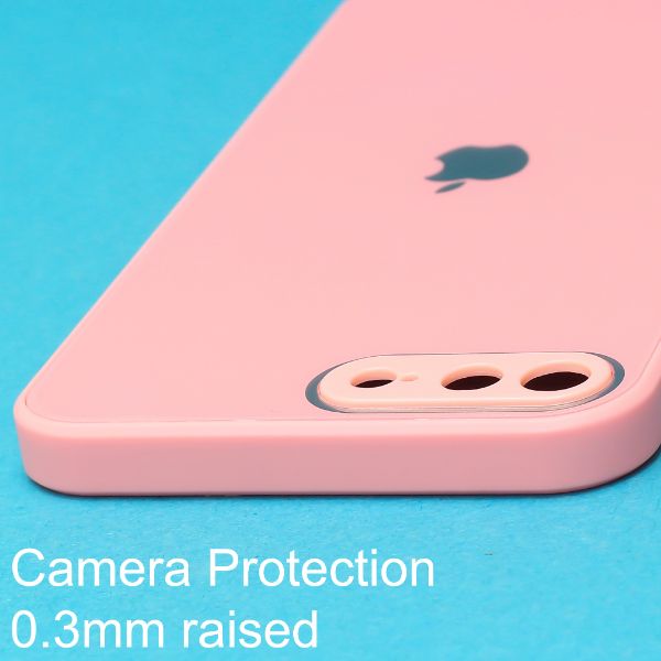 Pink camera Safe mirror case for Apple Iphone 8 Plus